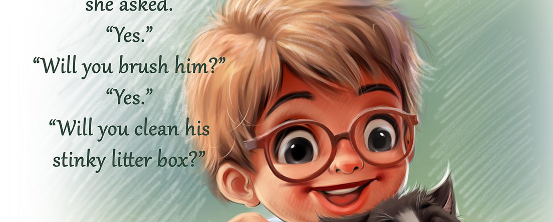 Children's book illustration tutorial by Ananta Mohanta showing character design and story page layout.